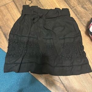Francesca’s black skirt